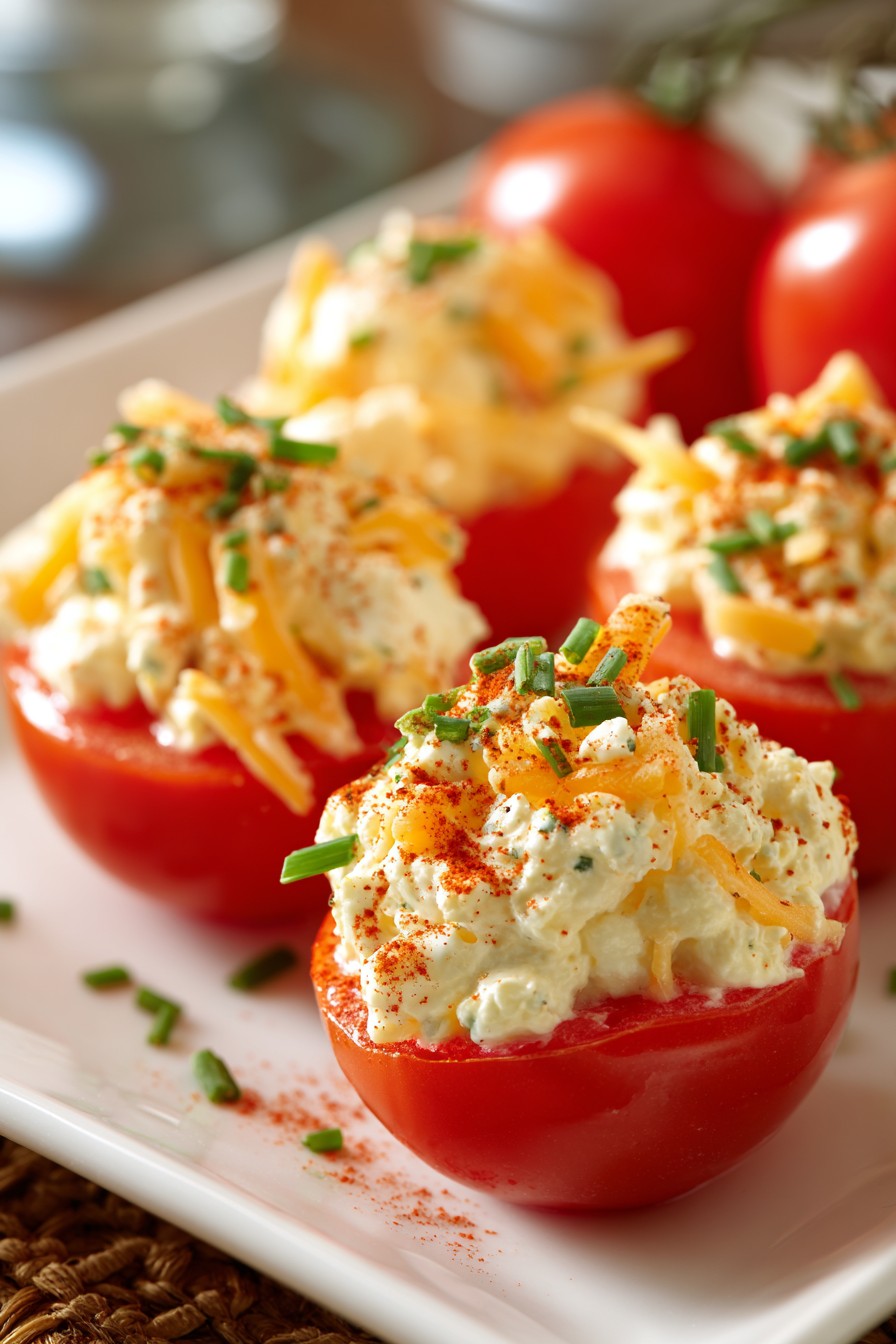 Stuffed Cherry Tomatoes