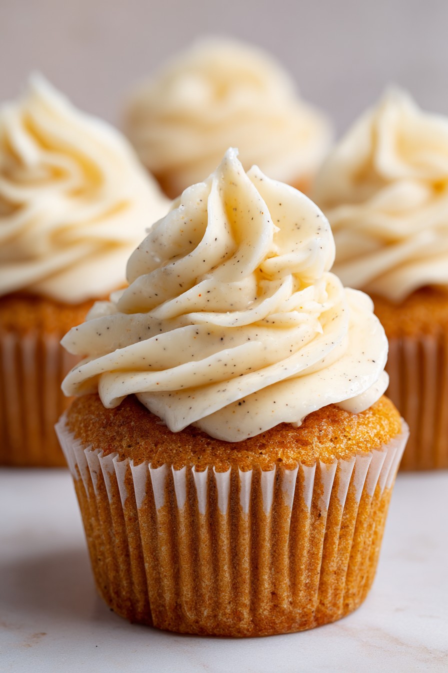 Vanilla Cupcakes With Buttercream